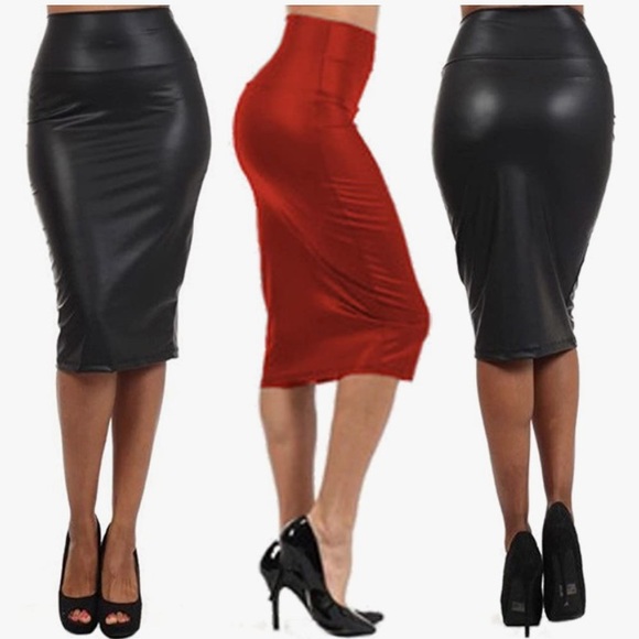 Sexy in Red bodycon Skirt - Picture 5 of 5